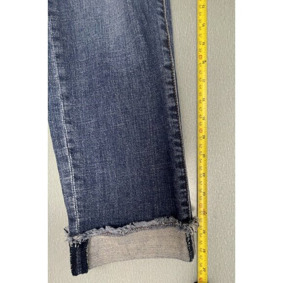 Kut From The Kloth  Asher Ankle Straight Leg Women’s Blue Jean's Mid-Rise Size 8 - Picture 11 of 16